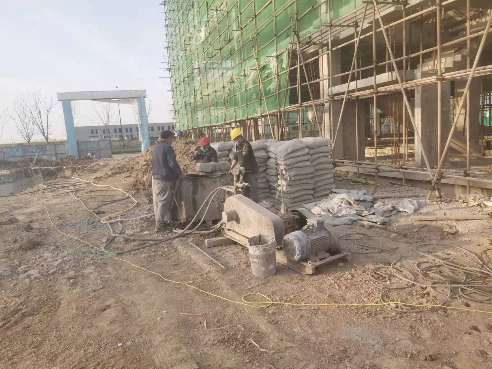 开远别墅下沉注浆